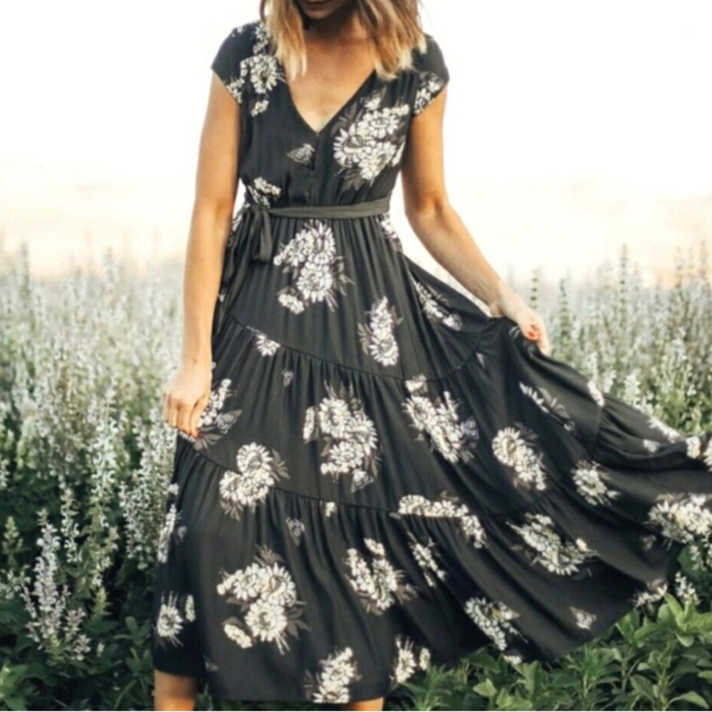 Free People All I Got Printed Maxi Dress 4